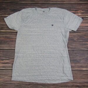 Veece NEW Mens Medium Gray Graphic Short Sleeve Tee T Shirt
